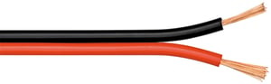 Goobay 67728 kabel audio 10 m Czarny, Czerwony