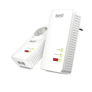 Powerline FRITZ! 1260 WLAN Set 1200 Mbit/s Przewodowa sieć LAN Wi-Fi Biały 2 szt.