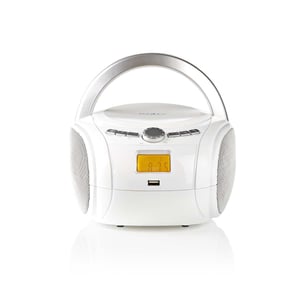 Nedis SPBB100WT CD-spelare, vit