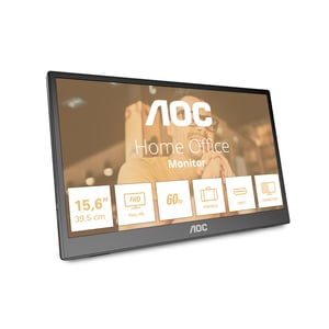 AOC 16T3EA tragbarer Fernseher/Monitor Schwarz 39,6 cm (15,6") 1920 x 1080 px