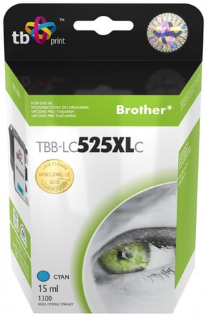 TB Print TBB-LC525XLC nabój z tuszem 1 szt. Cyjan