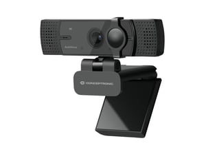 Conceptronic AMDIS07B 16 MP Webcam, 3840 x 2160 px, USB 2.0, Black