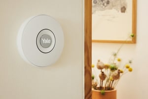 Yale Indoor Siren Syrena bezprzewodowa Wewnętrzna Szary, Biały