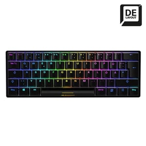 Sharkoon SKILLER SGK50 S4 Gaming-tangentbord USB QWERTZ Tysk Svart