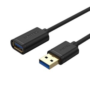 UNITEK Y-C456GBK przejściówka do kabli USB Type-A Czarny