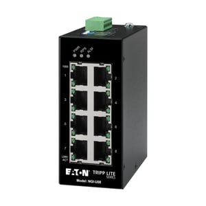 Tripp Lite NGI-U08 Unmanaged Gigabit Ethernet (10/100/1000) Network Switch, Black
