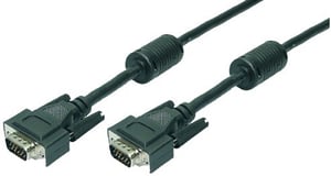 LogiLink 20 m VGA-Kabel, VGA-Stecker/Stecker (D-Sub), schwarz