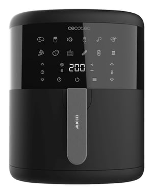 Cecotec Cecofry Bombastik 6000 Pojedyńczy 6 l Autonomiczny 1700 W Frytkownica na gorące powietrze Czarny