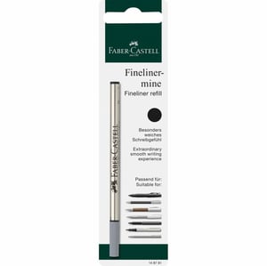 Faber-Castell 148781 Kugelschreibermine, schwarz, 1 Stück