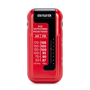 Aiwa R-22RD radio Osobisty Analogowy Czerwony
