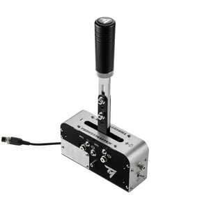 Thrustmaster TSS Handbrake Czarny, Srebrny USB Hamulec ręczny Analogowa/Cyfrowa PC, PlayStation 4, PlayStation 5, Xbox One, Xbox One S, Xbox One X, Xbox Series S, Xbox Series X