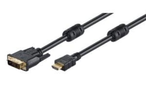 M-Cab HDMI/DVI-D cable, 5 m, black