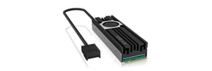 ICY BOX IB-M2HSF-703 SSD-Kühlkörper 2 cm Schwarz, Grau 1 Stück