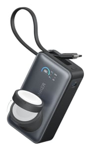Anker A1657H11 10,000 mAh Power Bank with Wireless Charging, Black