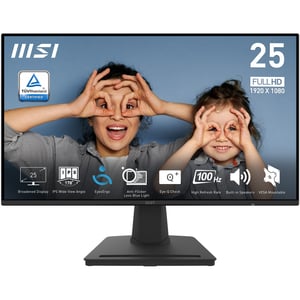 MSI PRO MP252 monitor komputerowy 62,2 cm (24.5") 1920 x 1080 px Full HD LED Czarny