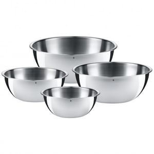 WMF 0645709990 Schüsselset, rund, Edelstahl, 4-teilig.