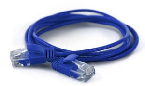 Wantec 7241 kabel sieciowy Niebieski 0,25 m Cat6a U/UTP (UTP)