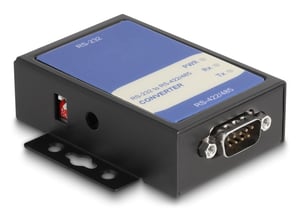 DeLOCK 64265 RS-232/RS-422/485 Serial Converter/Repeater/Isolator, Black