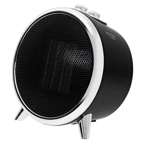 Adler AD 7742 Indoor Heater, Black, Silver, 1500 W Electric Fan Space Heater