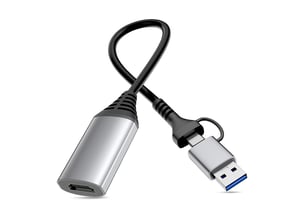 Equip 133498 externe USB-Grafikkarte 1920 x 1080 px Grau