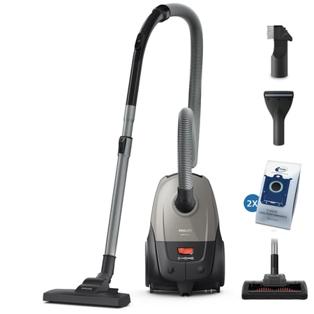 Philips 2000 series XD2152/12 odkurzacz 3 l Cylinder próżniowy Suchy 850 W Worek na kurz
