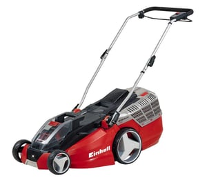 Einhell GE-CM 43 Li M Kit Handrasenmäher Akku Schwarz, Grau, Rot