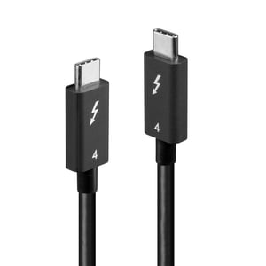 Lindy 31120 Thunderbolt Cable, 1 m, 40 Gbit/s, Black