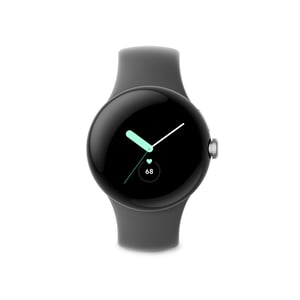 Google Pixel Watch AMOLED 41 mm Cyfrowy Srebrny Wi-Fi GPS