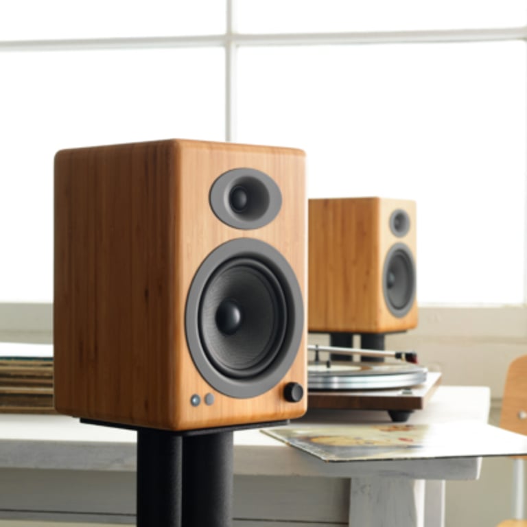 Audioengine A5+ WIRELESS 2-drożny Brązowy Bezprzewodowy 50 W