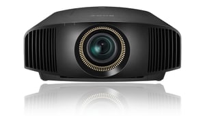 Sony VPL-VW590ES Standard-Projektor mit 1800 ANSI-Lumen, SXRD DCI 4K (4096 x 2160), 3D-kompatibel, schwarz