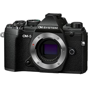 Olympus OM-5 4/3" Mirrorless Camera Body, 20.4 MP Live MOS, 5184 x 3888 px, Black