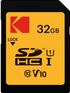 Kodak EKMSD32GHC10K 32-GB-SDHC-Flash-Speicherkarte, UHS-I, Klasse 10