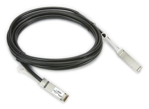 Brocade E40G-QSFP-QSFP-C-0101 InfiniBand / Fiber Optic Cable, 1 m, QSFP+ DAC, Black