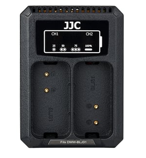 JJC DCH-BLJ31 Battery Charger for Digital Camera USB Battery