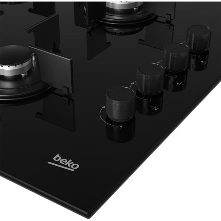 Beko HILG 64120 S płyta kuchenna Czarny Wbudowany Gaz 4 stref(y)