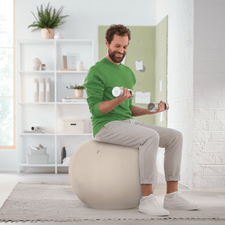 Leitz Ergo Sitting ball Szary