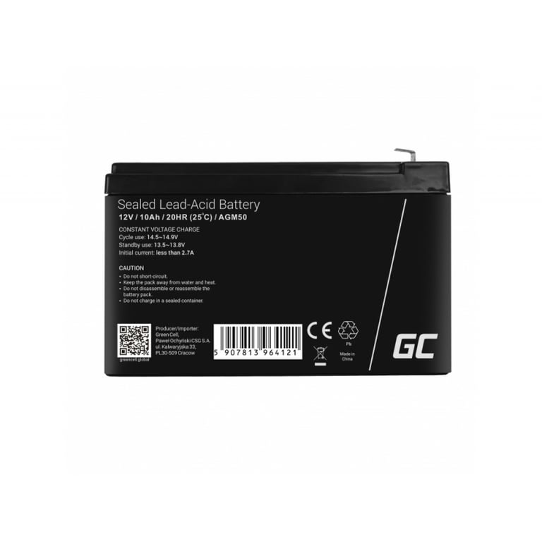 Green Cell AGM50 akumulator VRLA AGM 12 V 10 Ah