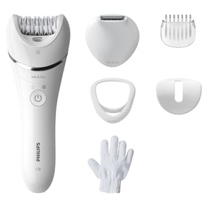 Philips Epilierer Serie 8000 BRE715/00 Epilierer für die Trocken- und Nassanwendung