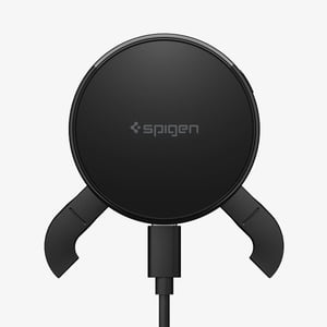 Spigen EV25MFAQ Smartfon Czarny USB Bezprzewodowe ładowanie Szybkie ładowanie Automatyczna