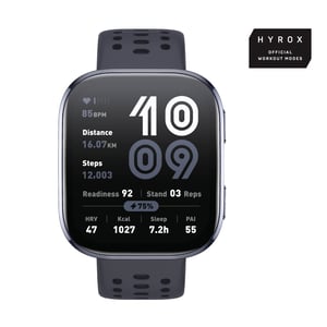 Amazfit Bip 6 Black 5 cm (1.97") AMOLED Digital 390 x 450 px Touchscreen Black GPS