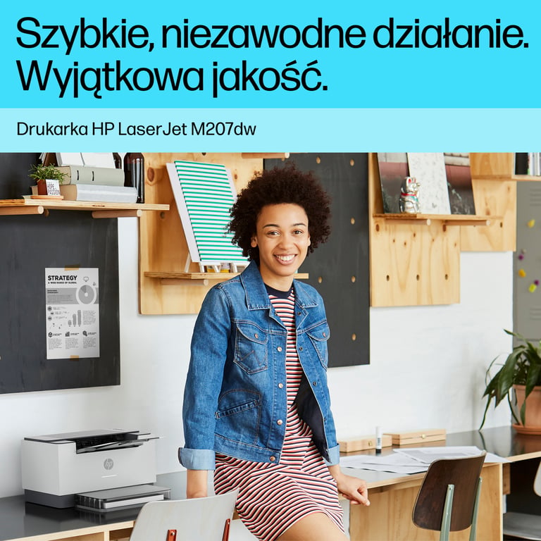 HP LaserJet M207dw Bezprzewodowe Czerń i biel Drukarka, Druk dwustronny