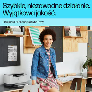 HP LaserJet M207dw Bezprzewodowe Czerń i biel Drukarka, Druk dwustronny