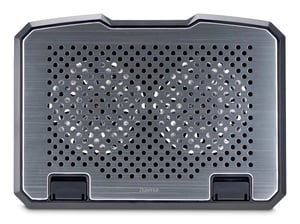 Hama Aluminum Laptop Cooling Pad, 39.6 cm (15.6"), Black