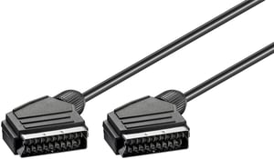 Goobay 11702 SCART-kabel 1,5 m SCART (21-polig) Svart