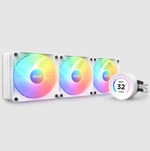 NZXT Kraken Elite 360 RGB Procesor Chłodnica cieczy all-in-one 12 cm Biały 1 szt.