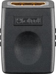 Goobay 60729 HDMI Type-A Cable Adapter, Black