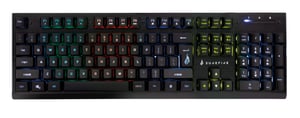 SureFire KingPin X2 USB-gamingtangentbord QWERTY US English Svart, Metallic
