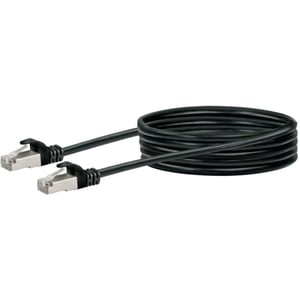 Schwaiger CKB6025 053 Network Cable, Black, 2.5 m, Cat6 SF/UTP (S-FTP)