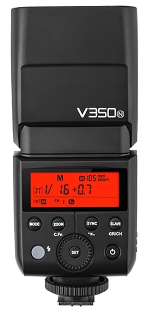 Godox V350N lampa błyskowa Kompaktowa lampa Czarny