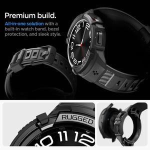 Spigen Rugged Armor Pro Etui Czarny Termoplastyczne elastomery poliuretanowe (TPU)